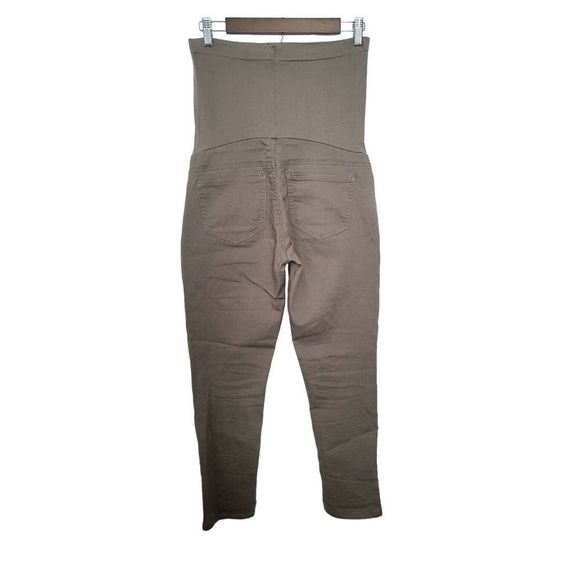 Bellavida Maternity Tan Khaki Skinny Pants Womens Sz Small Full Panel Stretchy - Picture 4 of 5